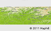 Physical Panoramic Map of Sao Sebastiao do