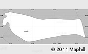 Gray Simple Map of Sapucaia do Sul