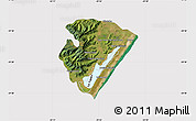 Satellite Map of Torres, cropped outside