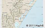 Shaded Relief Map of Torres