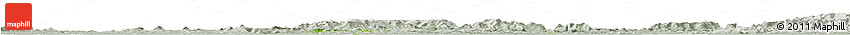 Physical Horizon Map of Triunfo, lighten, semi-desaturated