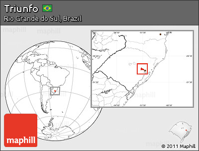 Blank Location Map of Triunfo