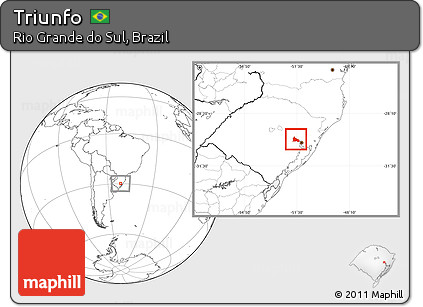 Blank Location Map of Triunfo