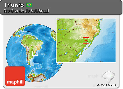 Physical Location Map of Triunfo