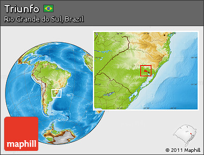 Physical Location Map of Triunfo