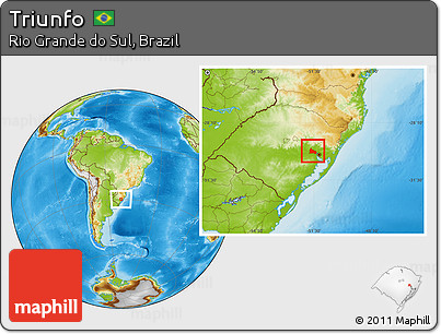 Physical Location Map of Triunfo
