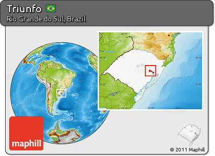 Physical Location Map of Triunfo, highlighted parent region