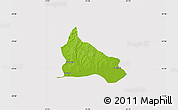 Physical Map of Triunfo, cropped outside