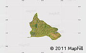 Satellite Map of Triunfo, cropped outside