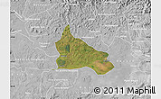 Satellite Map of Triunfo, lighten, desaturated
