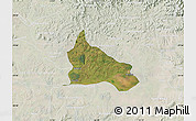 Satellite Map of Triunfo, lighten