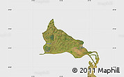 Satellite Map of Triunfo, single color outside