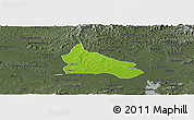 Physical Panoramic Map of Triunfo, darken, semi-desaturated