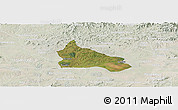 Satellite Panoramic Map of Triunfo, lighten