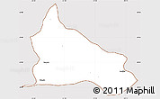 Classic Style Simple Map of Triunfo, cropped outside
