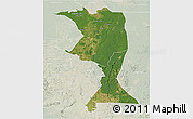 Satellite 3D Map of Machadinho, lighten