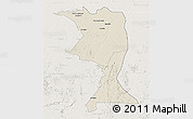 Shaded Relief 3D Map of Machadinho, lighten