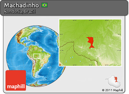 Physical Location Map of Machadinho