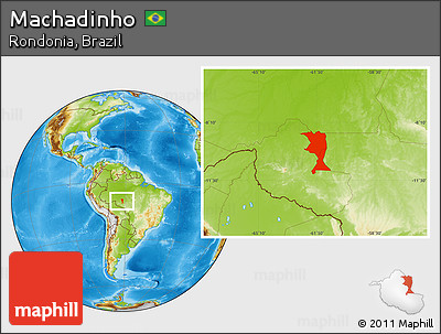 Physical Location Map of Machadinho