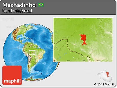 Physical Location Map of Machadinho
