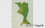 Satellite Map of Machadinho, lighten