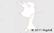 Classic Style Simple Map of Machadinho, cropped outside