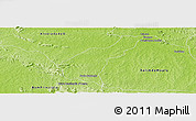 Physical Panoramic Map of Nova B. Do Oeste