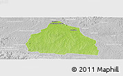 Physical Panoramic Map of Rolim de Moura, lighten, desaturated