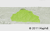 Physical Panoramic Map of Rolim de Moura, lighten, semi-desaturated