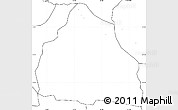 Blank Simple Map of Rolim de Moura, no labels