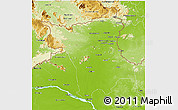 Physical 3D Map of Roraima