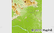 Physical Map of Roraima