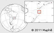 Blank Location Map of Camboriu