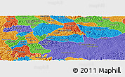 Political Panoramic Map of Erval Velho