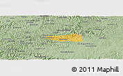 Savanna Style Panoramic Map of Erval Velho