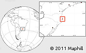 Blank Location Map of Florianopolis