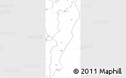 Blank Simple Map of Florianopolis