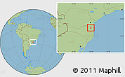 Savanna Style Location Map of Jaragua do Sul