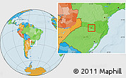 Political Location Map of Piratuba