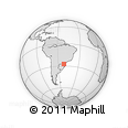Outline Map of Piratuba