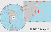 Gray Location Map of Tubarao