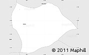 Silver Style Simple Map of Alto Alegre