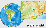 Physical Location Map of Bady Bassit