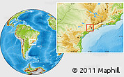 Physical Location Map of Barueri