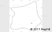 Blank Simple Map of Cajamar, cropped outside