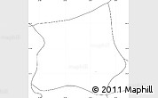 Blank Simple Map of Cajamar, no labels