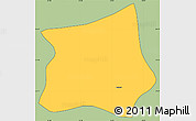 Savanna Style Simple Map of Cajamar, cropped outside