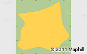 Savanna Style Simple Map of Cajamar