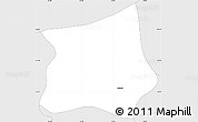 Silver Style Simple Map of Cajamar