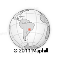 Outline Map of Clementina
